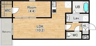 ジーメゾン大久保アスピダ【3階】の間取り
