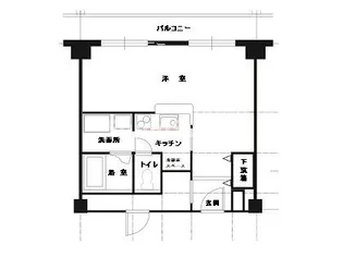学園西カレッジハイツ【6階】の間取り