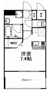 エンクレスト天神MARK【11階】の間取り