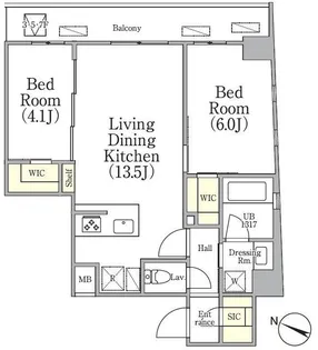 アジールコート三軒茶屋【3階】の間取り