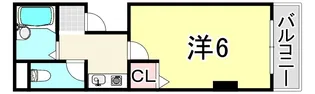 プルス御幣島【1階】の間取り
