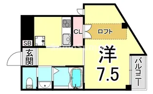 アムール親王塚【1階】の間取り