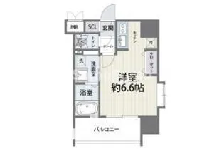 S-FORT高宮【3階】の間取り