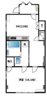 谷田ビル【1階】の間取り