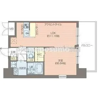大阪府大阪市西淀川区御幣島5丁目【マンション】の間取り