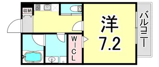 ALEGRIA神戸楠谷町【3階】の間取り
