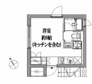 ミレドゥ−エ三軒茶屋【4階】の間取り
