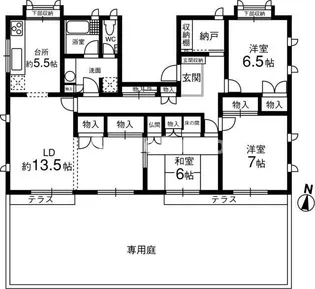 メゾン吉谷【1階】の間取り