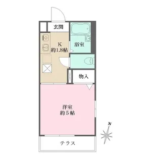 兵庫県神戸市東灘区御影郡家1丁目【アパート】の間取り