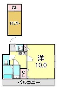 パティオ神戸【3階】の間取り