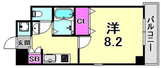 兵庫県西宮市甲東園1丁目【マンション】の間取り