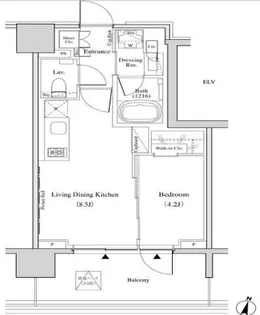 ザ・パークハビオ代々木【4階】の外観