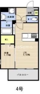 LIBTH天神東III【2階】の間取り