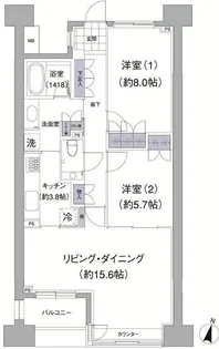 アビティ目黒【3階】の間取り
