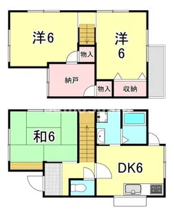 兵庫県西宮市津門住江町【一戸建】の間取り