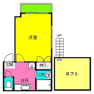 福岡県福岡市博多区千代4丁目【アパート】の間取り
