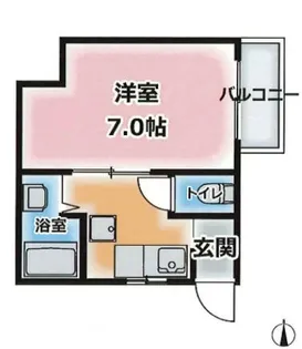 フクヤマンション【4階】の間取り