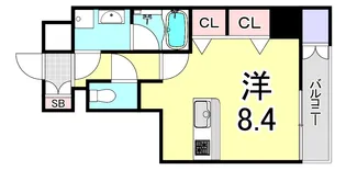 ブランTAT西宮江上町【2階】の間取り