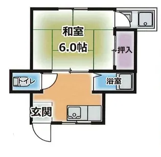 フクヤマンション【1階】の間取り