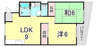 兵庫県神戸市須磨区飛松町3丁目【マンション】の間取り