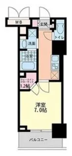 大阪府大阪市西区靱本町2丁目【マンション】の間取り