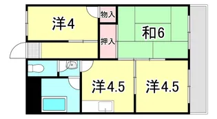 ショウワマンション【4階】の間取り