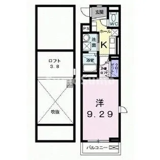 兵庫県西宮市薬師町【アパート】の間取り
