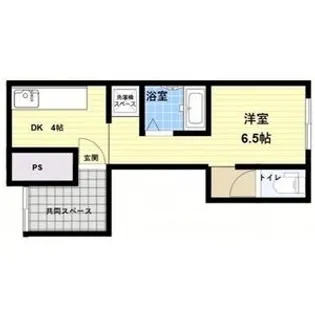 ペディハイツ尼崎大物【1階】の間取り