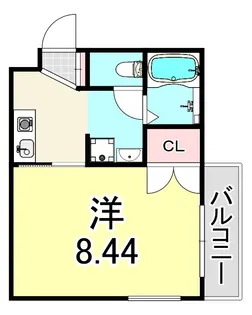 兵庫県西宮市若草町2丁目【マンション】の間取り