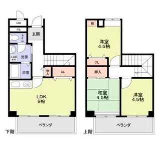 エスタ西宮の間取り