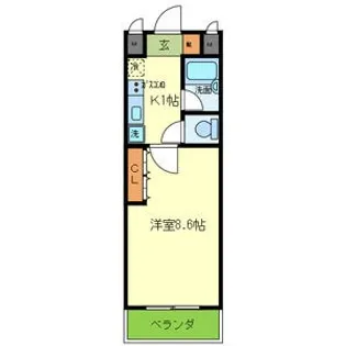 兵庫県神戸市東灘区御影中町4丁目【マンション】の間取り