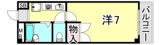 フリックコート下祗園【3階】の間取り