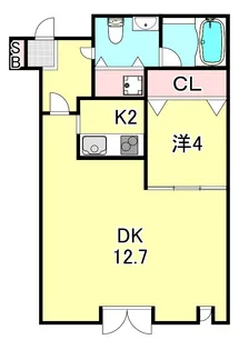 パラシオ御影【2階】の間取り
