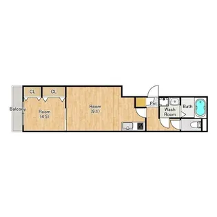 ジーメゾン大久保ルミナス【3階】の間取り