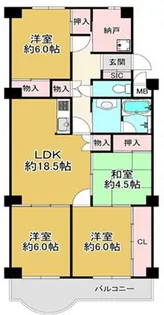 熊内台セントポリア【1階】の間取り