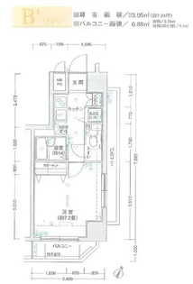 ヴェルト柿の木坂【4階】の間取り