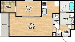 グレイス天野【1階】の間取り