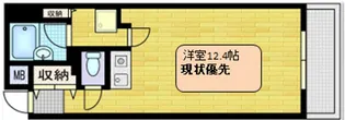 大阪府大阪市浪速区恵美須西3丁目【マンション】の間取り