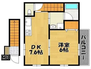 ヴェルハイム明石の間取り