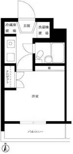 ルーブル池尻大橋【4階】の間取り