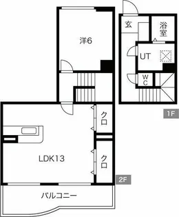 クレモナ山手の間取り