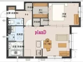 サインポスト東人丸【1階】の間取り
