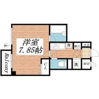 兵庫県神戸市須磨区千守町1丁目【マンション】の間取り