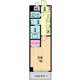 フルール須磨【2階】の間取り