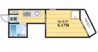 サングレイス西新町【2階】の間取り