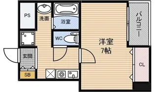 大阪府大阪市西区江之子島1丁目【マンション】の間取り