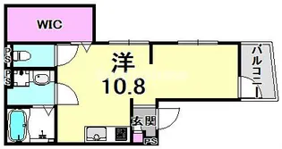兵庫県西宮市津門呉羽町【アパート】の間取り