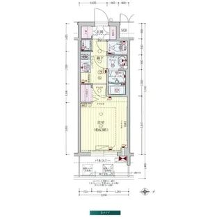 プレサンス大手前ピリオド【3階】の間取り