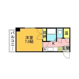 シャトレ21大手門【5階】の間取り