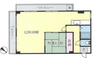 グレイスハイツ御蔵菅原【5階】の間取り